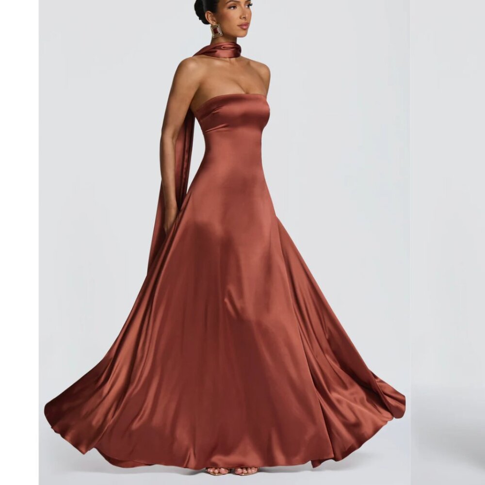 Babyboo Morven Maxi Dress (rust)  - NWT